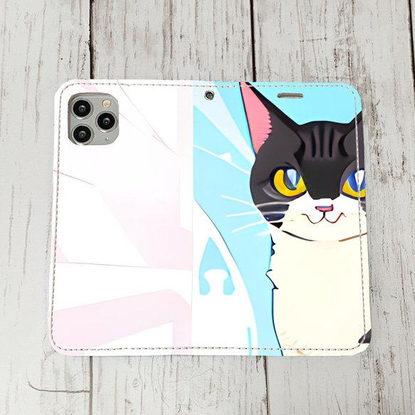 iphoneケース3-4-42 iphone 手帳 ねこ・猫・ネコ 箱2 かわいい アイフォン iface