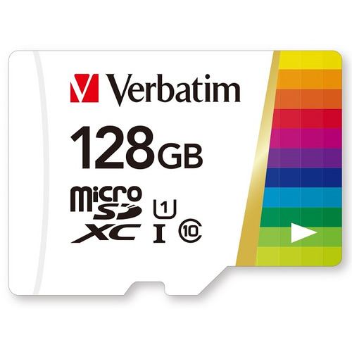 Verbatim MXCN128GJZV microSDXC UHS-1 ／U1 [最大90MB／s] 128GB