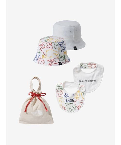 Baby Hat & Bib Set (ベビー ハット&ビブセット)