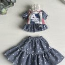 2473 ブライス さんのお洋服　Blythe ブライス アウトフィット 洋服 りかちゃん　22センチドール　クラシカル