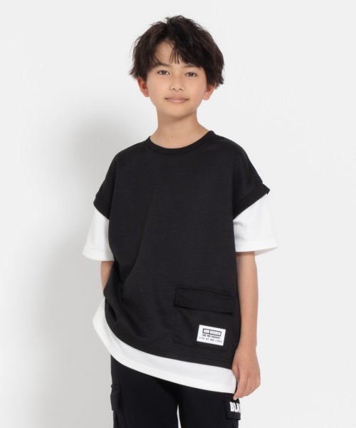 RICH MIX リッチミックス ポンチ素材 フェイクポケットTシャツ 335577105