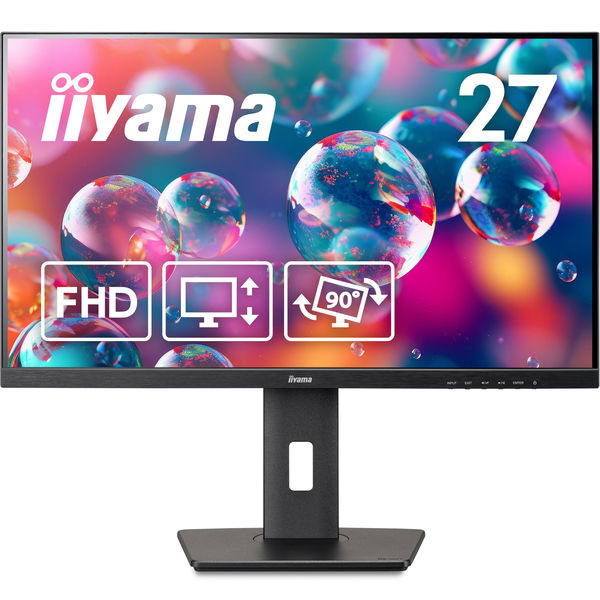 iiyama 27インチ液晶モニター 画面回転機能 上下昇降機能 XUB2792HSU-B5H 1台