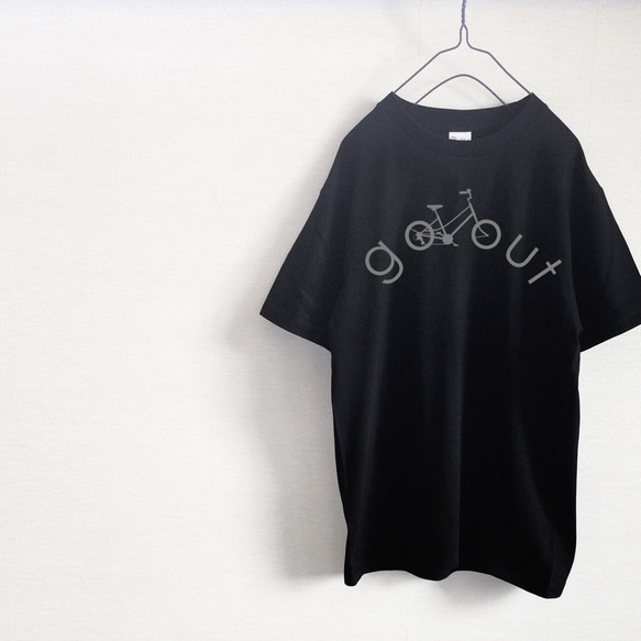 GO OUT　Tシャツ（黒）