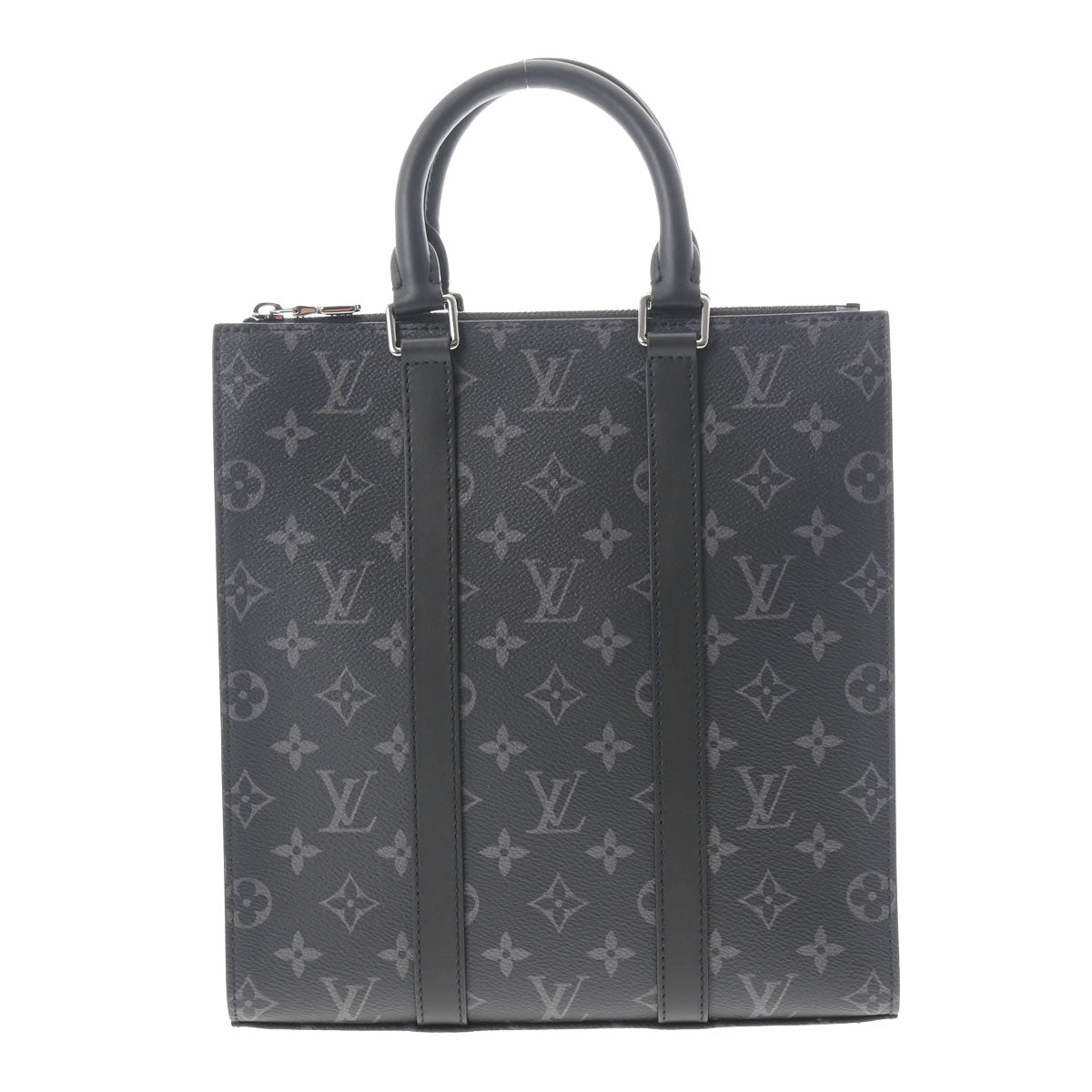 LOUIS VUITTON ルイヴィトン モノグラムエクリプス サックプラ クロス  黒/グレー M46098 メンズ モノグラムエクリプスキャンバス 2WAYバッグ 新同 中古 