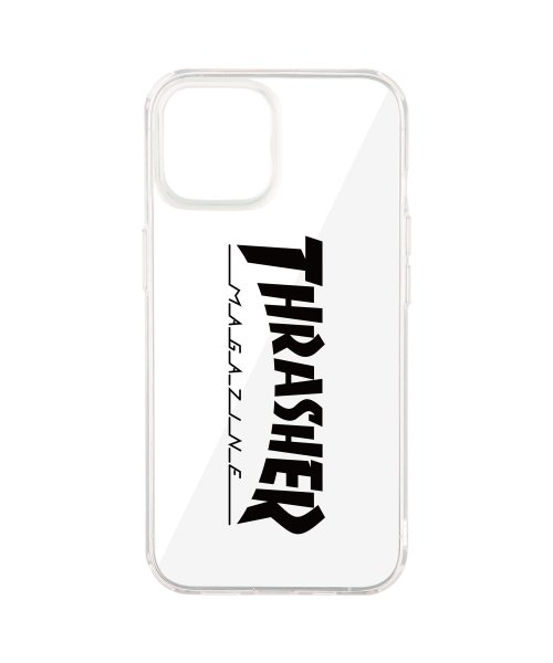 スラッシャー THRASHER iphone13 スマホケース メンズ レディース 携帯 アイフォン クリア 透明 LOGO HYBRID CLEAR CASE