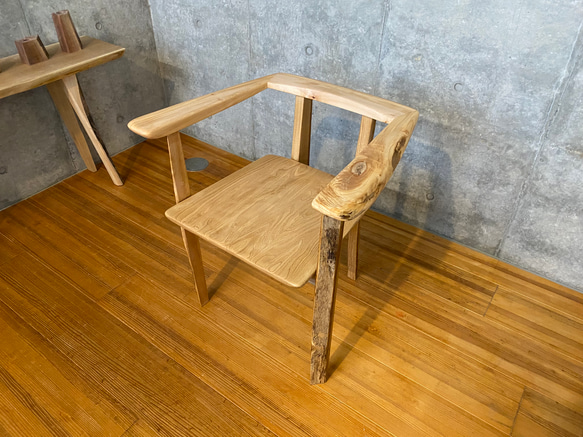 furniture#1＿広葉樹の端材から生まれたチェア