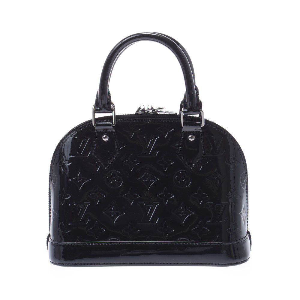 LOUIS VUITTON ルイヴィトン ヴェルニ アルマBB 2WAY ノワールマニエティック M90063 レディース モノグラムヴェルニ ハンドバッグ Aランク 中古 