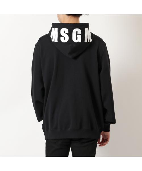 MSGM/MSGM プルオーバー パーカー MM535 フードロゴ