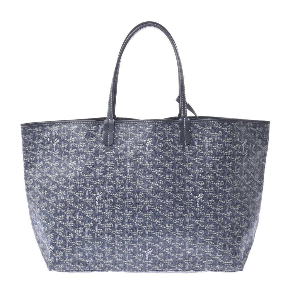 GOYARD ゴヤール サンルイ PM グレー ユニセックス PVC/レザー トートバッグ Aランク 中古 