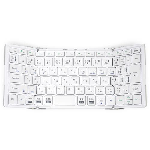 MOBO AM-K2TF83J／SLW Bluetooth(R)キーボード MOBO Keyboard 2 シルバー・ホワイト