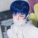 BJD 1/3 1/4  1/6人形 ドール用ウィッグ カツラ 耐熱 ハンドメイドzxww-175