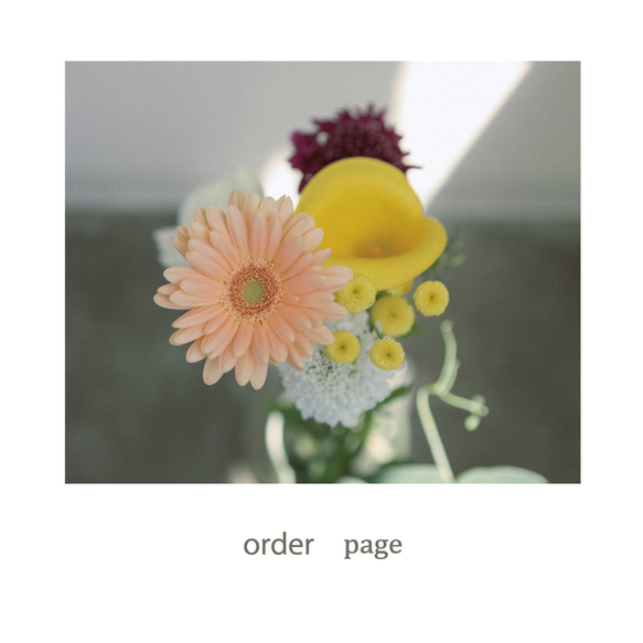 お客様専用orderpage