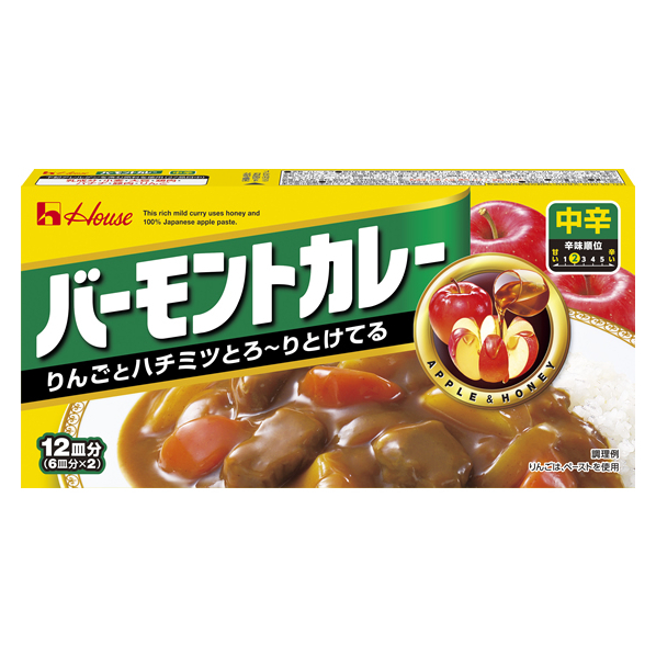 ハウス食品 バーモントカレー 中辛 230g F847684