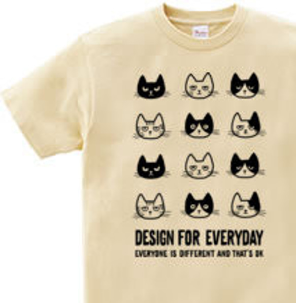 EVERYONE IS DIFFERENT AND THATS OK　 WM～WL•S～XL　Tシャツ 【受注生産品】