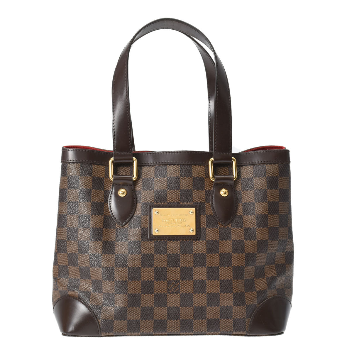 LOUIS VUITTON ルイヴィトン ダミエ ハムステッド PM ブラウン N51205 レディース ダミエキャンバス ハンドバッグ Bランク 中古 