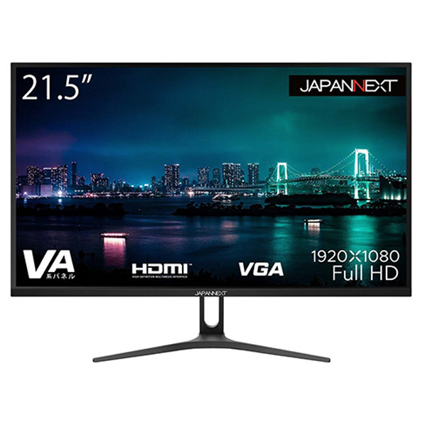 JAPANNEXT 21．5型液晶ディスプレイ ブラック JN-V2150FHD