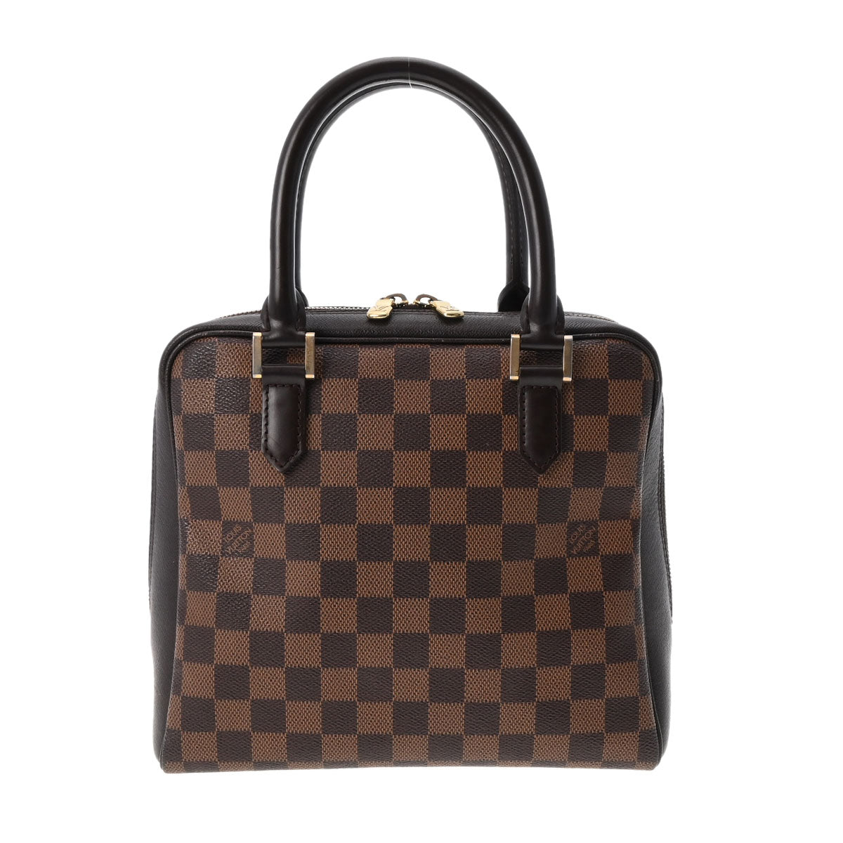 LOUIS VUITTON ルイヴィトン ダミエ ブレラ ブラウン N51150 レディース ダミエキャンバス ハンドバッグ Bランク 中古 