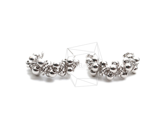 ERG-2256-R【2個入り】バブルボールピアス,Bubble Ball Post Earring