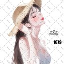 original sticker « no.1679 »     //     人物ステッカー オリジナルステッカー オリジナル人物ステッカー ステッカー cotton melody