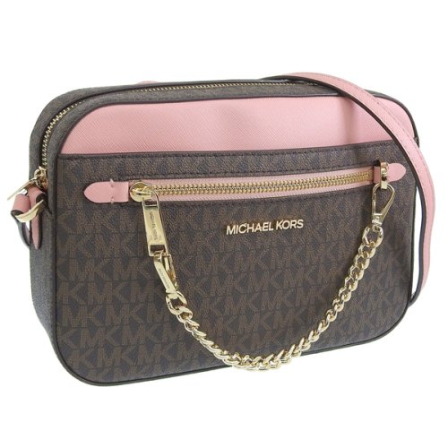 MICHAEL KORS マイケルコース JET SET ITEM EW LARGE ジェットセット アイテム  MKシグネチャー 斜めがけ ショルダー バッグ