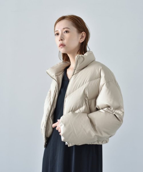 CODE A | cropped down jacket