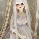 BJD 1/3 1/4  1/6人形 ドール用ウィッグ カツラ 耐熱 ハンドメイドzxww-35