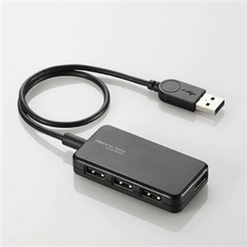 エレコム 4ポートUSB2.0ハブ ブラック U2HS-A402BBK