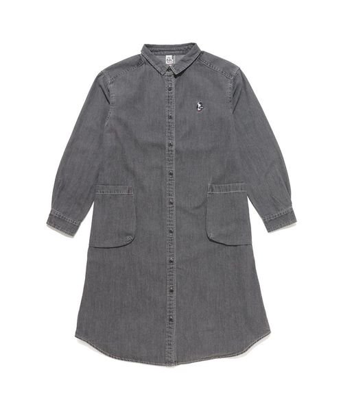 BEAVER VINTAGE WASHED SHIRT ONE－PIECE (ビーバーVT ウォッシュドシャツワ)