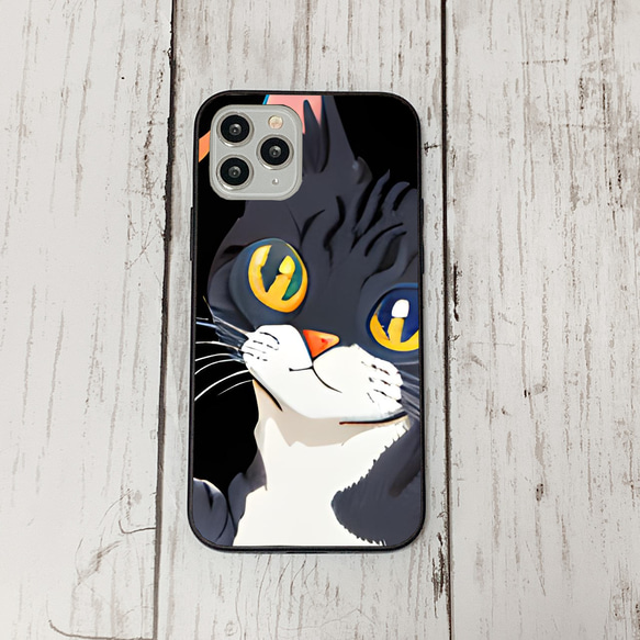 iphoneケース1-1-4 iphone 強化ガラス ねこ・猫・ネコ 箱4 かわいい アイフォン iface