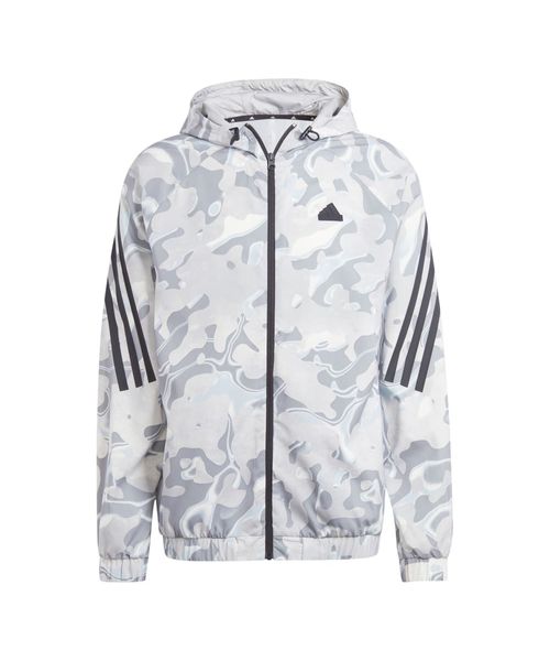 adidas/M FI AOP ウーブンFZフーディ