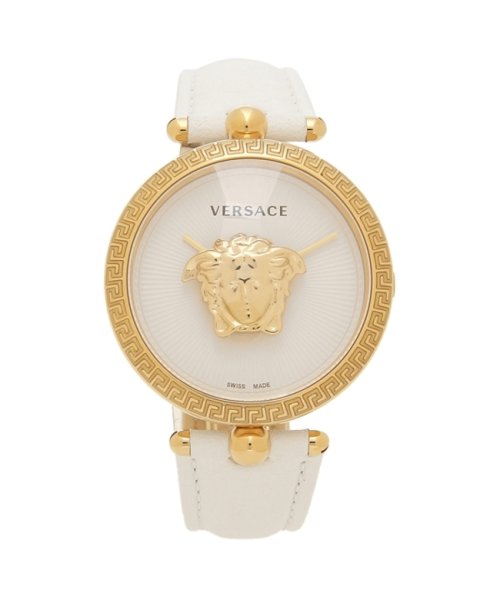 ヴェルサーチ 時計 レディース パラッツォエンパイア 34mm クォーツ ホワイト ホワイト VERSACE VECQ00218 レザー