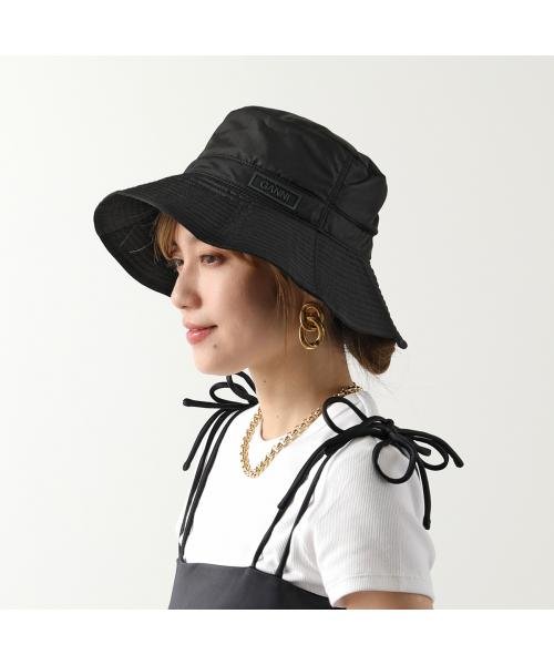 GANNI バケットハット Bucket Hat ロゴ 帽子