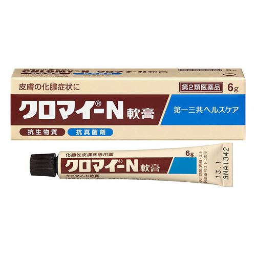 【第2類医薬品】 第一三共ヘルスケア クロマイ-N軟膏 (6g)