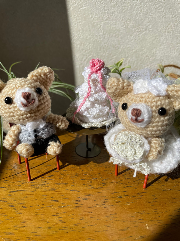 ねこちゃんのウェルカムドール ウェルカムスペース 結婚式 あみぐるみ ウェディング webimpian.com