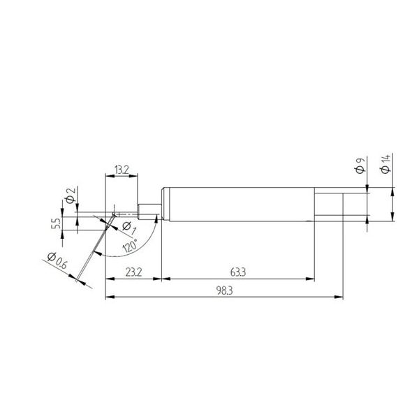 TIME TIME323X用ピックアップ 歯面用 S231 1個 65-8290-77（直送品）