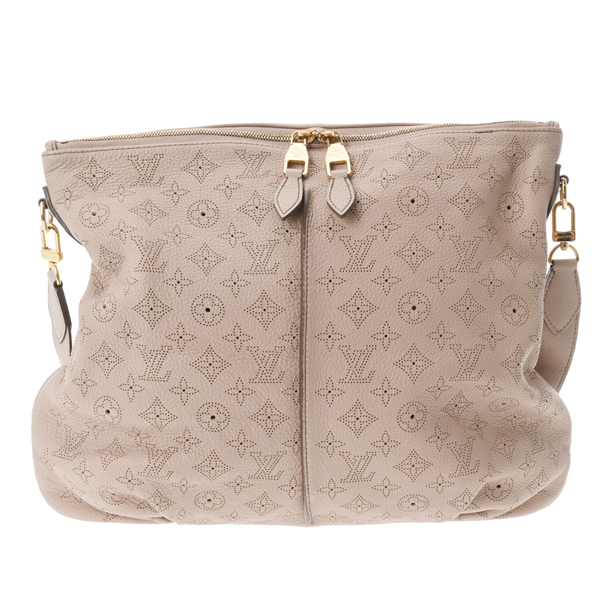 LOUIS VUITTON ルイヴィトン モノグラム マヒナ セレネ MM サーブル M97141 レディース モノグラムマヒナ ショルダーバッグ ABランク 中古 