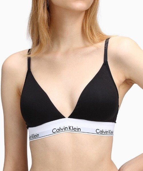 【CALVIN KLEIN / カルバンクライン】ブラジャー　トライアングル アンダーウェア 見せブラ スポーツブラ 下着 QF1061