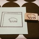 ＊再販＊『クマムシ』消しゴムスタンプ