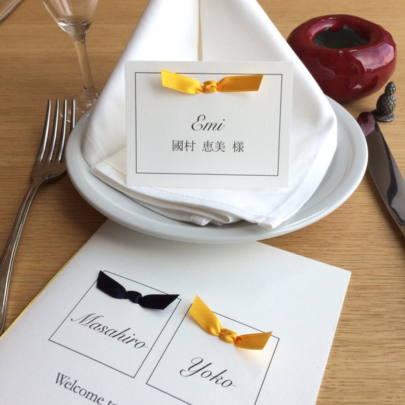 frame place cards 席札