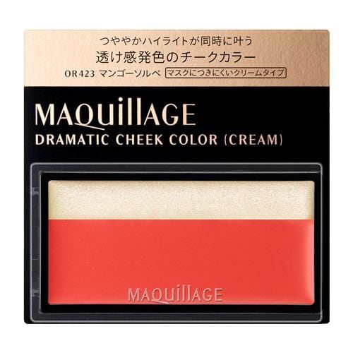 資生堂（SHISEIDO） マキアージュ ドラマティックチークカラー （クリーム） OR423 マンゴーソルベ マンゴーソルベ (2g)