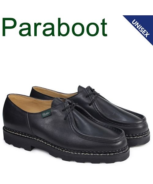 パラブーツ PARABOOT ミカエル MICHAEL シューズ チロリアンシューズ 715604 メンズ レディース ブラック [12/9 追加入荷]