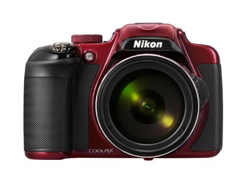 Nikon デジタルカメラ P600 光学60倍 1600万画素 レッド P600RD【中古品】