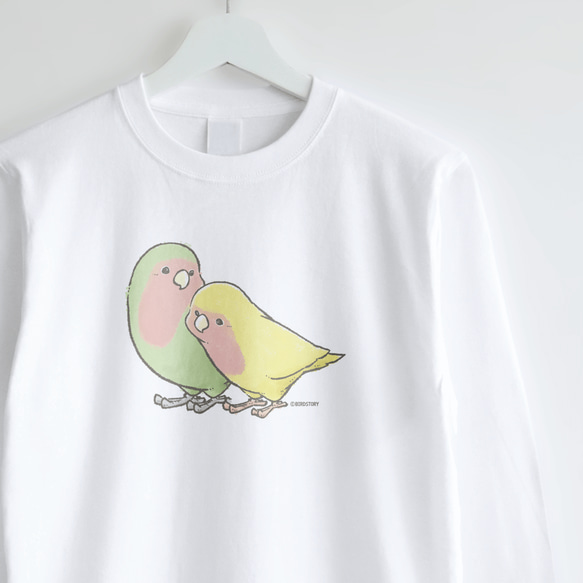 長袖Tシャツ（なかよし / コザクラインコ）