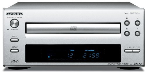 ONKYO INTEC205 CDプレーヤー シルバー C-705FX2(S)【中古品】