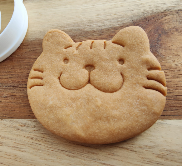 猫 CAT スタンプ付き クッキー型