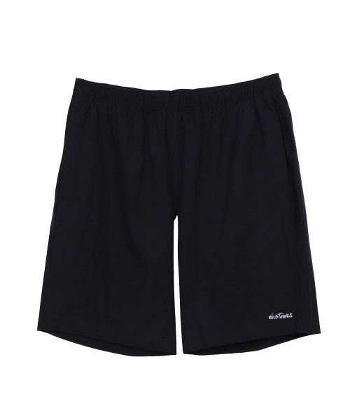 WILD THINGS ワイルドシングス ショートパンツ ハーフパンツ ベース ショーツ メンズ レディース ストレッチ 無地 BASE SHORTS ブラック