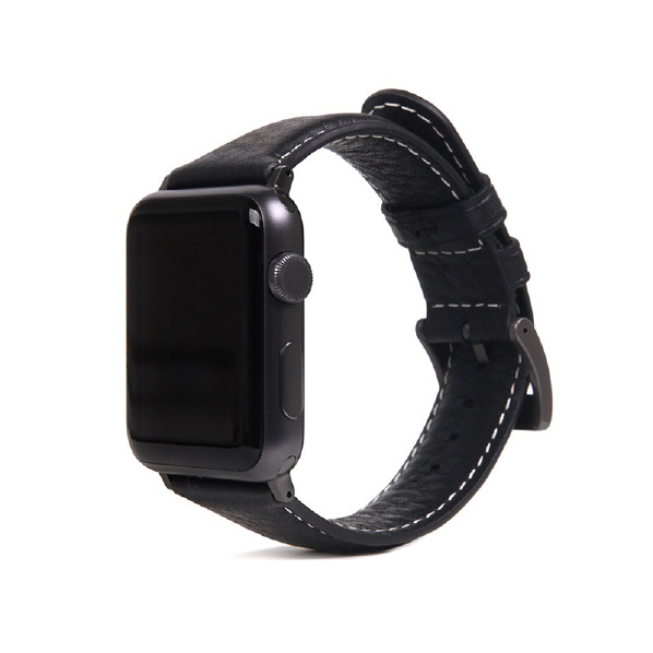 SLG Design Apple Watch 49/45/44/42mm用バンド  Italian Minerva Box Leather ブラック SD18392AW