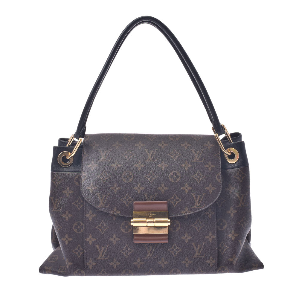 LOUIS VUITTON ルイヴィトン モノグラム オランプ ブラウン/黒 M41062 レディース モノグラムキャンバス ハンドバッグ Bランク 中古 