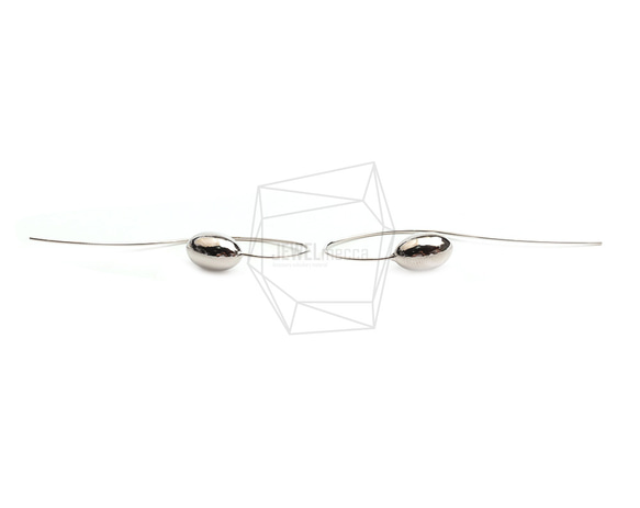 ERG-2463-R【2個入り】カーブプレートフック,Curved Plate Hook Earring