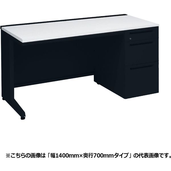 オカムラ アドバンス 片袖机 3段(B5)  引出し付 標準  幅1600×奥行700×高さ720mm 3V1NAF